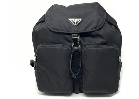 prada zaino nylon backpack made in italy|Prada Zaino Black Tessuto Nylon Drawstring Backpack 2VZ030.